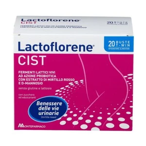 Lactoflorene Cist Integratore Benessere Delle Vie Urinarie 20 Bustine - Foto 1 di 1