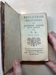 1762Reflexions Militaires Sur Differens Objects De La Guerre - Picture 1 of 22