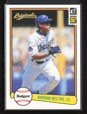 2002 Donruss Originals #52 Adrian Beltre Los Angeles Dodgers - Image 1 of 2