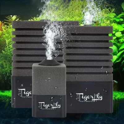 Aquarium Sponge Filter Submersible Bio Filter + Ceramic Media & Sponge 30–200L - Image 1 of 4