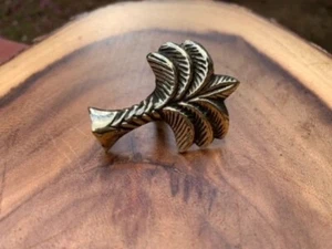 Tiradores de cajón de bronce macizo PALM TREE, manija de puerta, perilla, tema de playa, POLISHED - Imagen 1 de 2