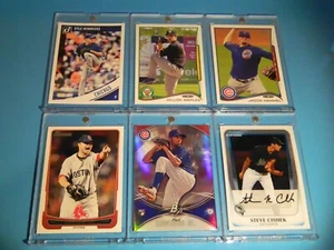 2016 Bowman PLATINUM Carl Edwards +2014 TOPPS DEBUT Dillon Maples & CISHEK RC's - Picture 1 of 1