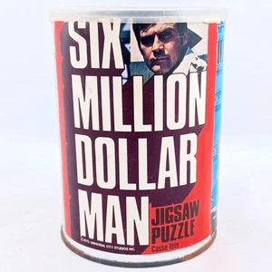 Vintage 1975 Six Million Dollar Man APC 200 Piece Jigsaw Puzzle 1241 Complete - Picture 1 of 8