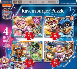 NUEVO Rompecabezas Ravensburger 4 en 1 Piezas Paw Patrol La Poderosa Película - Imagen 1 de 5