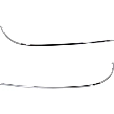 Moldura de parachoques trasera izquierda y derecha moldura cromada para Mercedes-Benz E350 2010-2013 Foto 1 de 4