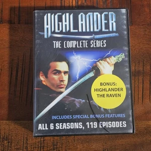 Highlander The Complete Collection 6 Seasons 119 Episodes + Raven Bonus DVDs - Picture 1 of 3