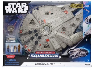 NUEVO Star Wars Micro Galaxy Squadron 9" Millenium Falcon Serie 1 Edición de Lanzamiento Foto 1 de 3