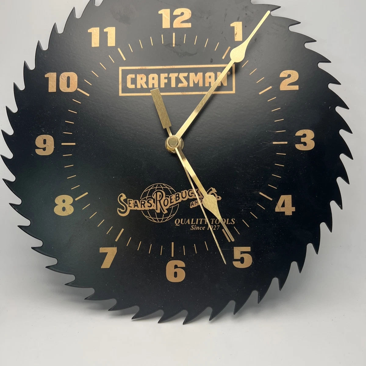 sears saw blade clock シアーズ　クロック　掛時計 Craftsman Saw Blade Clock for sale | eBay