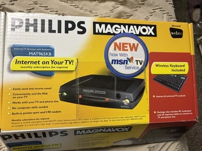 Philips Magnavox Web TV Plus Internet Receiver Mat976KB Not Tested New - Image 1 of 4