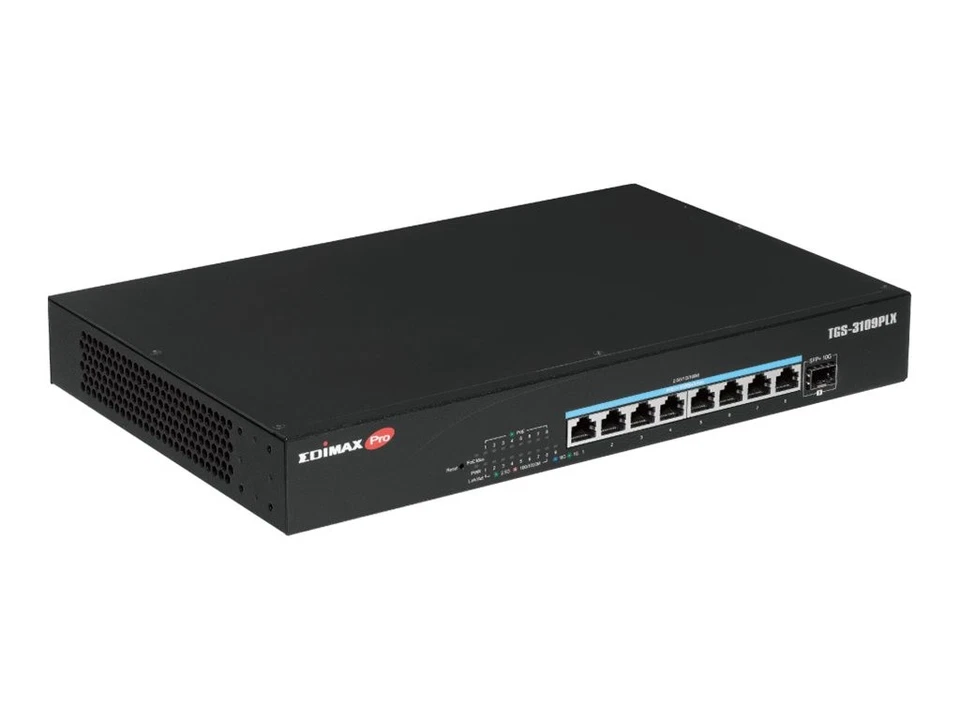 Switch web inteligente Edimax Pro TGS-3109PLX 8 x 2,5 GBase-T + 1 x 10 TGS-3109PLX Foto 1 de 1