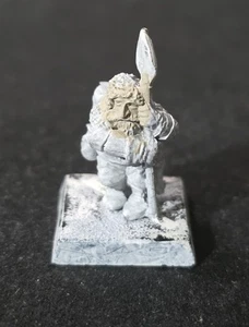 Citadel Dwarfs Sergeant W/ Spear, Partly Painted Metal Fig. C06-85-07. Fighter - Picture 1 of 7