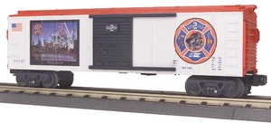 RAILKING 30-74087 Rescue 2 - NY Skyline O Gauge Box Car LN/C8 # 087 - Picture 1 of 1