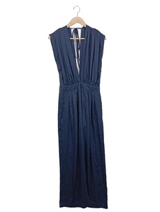 VILA Langer Jumpsuit Mujeres Pantalón Talla EU 36 azul look casual - Imagen 1 de 5