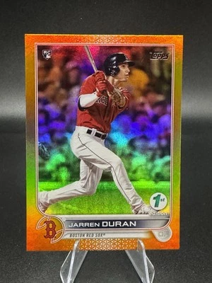 Jarren Duran 2022 Topps 1st Edition #187 Gold Foil Parallel Rookie Card RC - Image 1 of 2