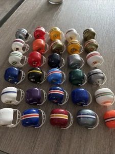 Vintage Lot 30 NFL Mini Gumball Football Helmets - Picture 1 of 11