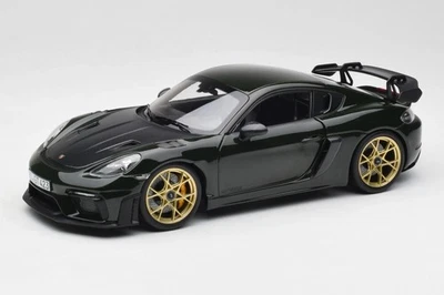 Norev 187250: 1:18 Porsche Cayman GT4 RS con paquete Weissach 2023 verde Brewster Foto 1 de 4