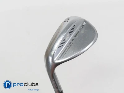 Left Handed Titleist Vokey SM9 Tour Chrome S-Grind 58*(10*) Wedge - Stiff 398240 - Image 1 of 4