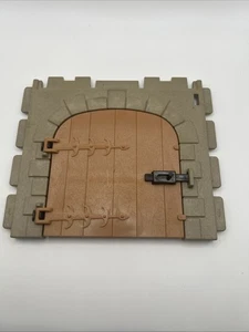 Puerta de repuesto castillo Playmobil vintage con cerradura  - Imagen 1 de 3