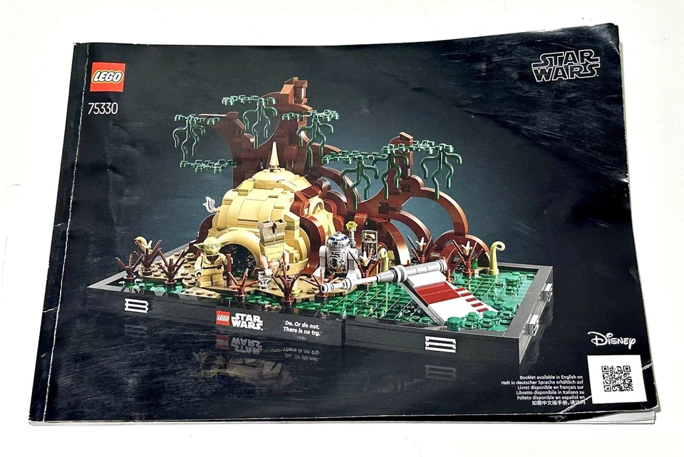  Star Wars Dagobah Jedi Training Diorama LEGO 75330 Instruction Manual Only - Image 1 of 4