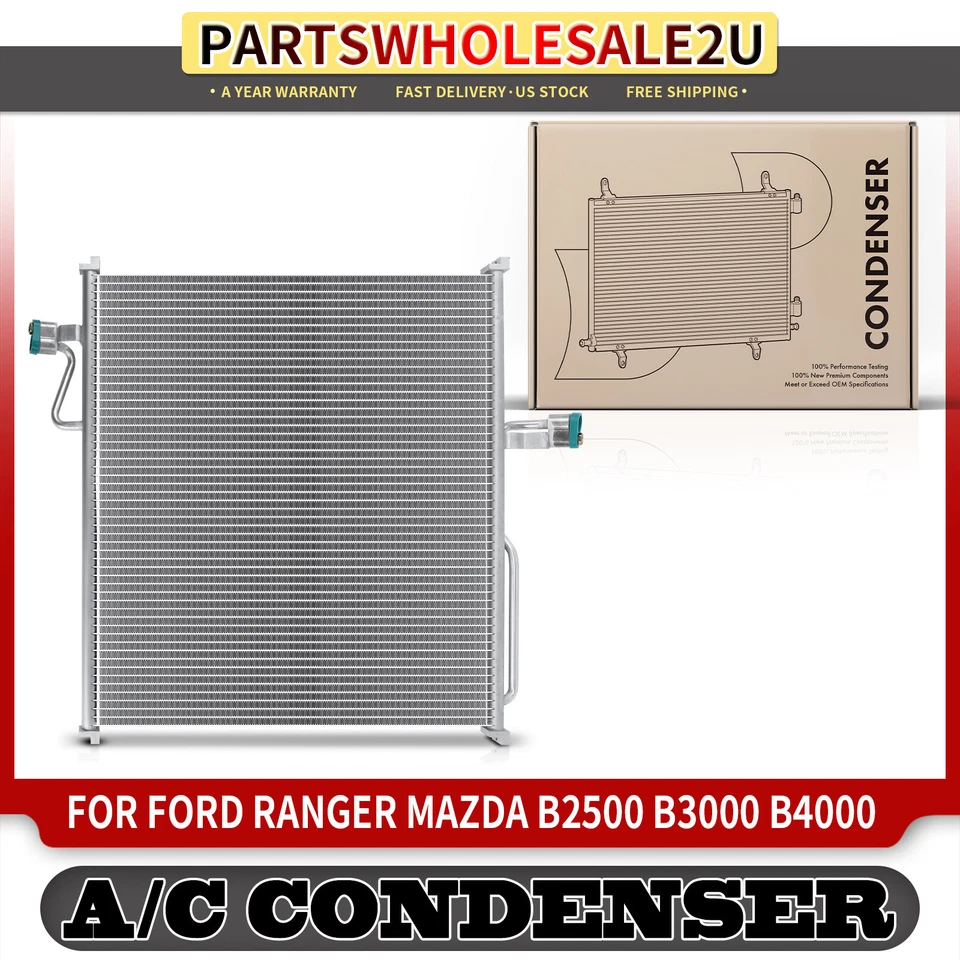 Конденсатор переменного тока для Ford Ranger 1998-2011 Mazda B2500 98-01 B3000 98-07 B4000 98-10 - Изображение 1 из 4