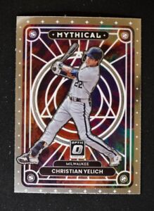 2022 Donruss Optic Mythical #MTH-23 Christian Yelich - Milwaukee Brewers