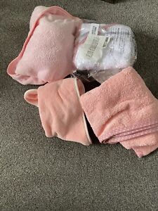 baby pink bath towels