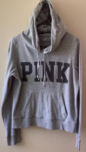 UNDERCOVER Victorias Secret ROSA Active Pullover Felpa con Cappuccio Taglia Large