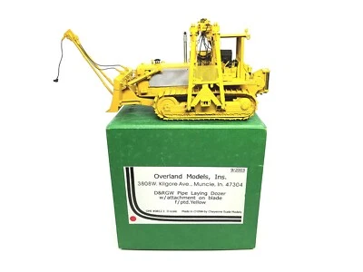 Cat D&RGW Pipe Laying Dozer - Cheyenne Overland OMI Brass 1:48 Scale Model New - Image 1 of 4