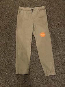 Urban Pipeline Pants Boys Large Khaki Brown Beige Drawstring Elastic Waist - Picture 1 of 4