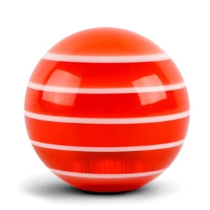 Glossy Red / White Round Ball Manual Gear Shift Knob For HONDA ACURA (M10X1.5) - Picture 1 of 7