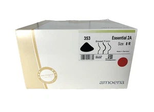 AMOENA WOMEN'S 353 ESSENTIAL 2A BREAST FORM SIZE 8-R IVORY-RIGHT MADE IN GERMANY - Picture 1 of 6