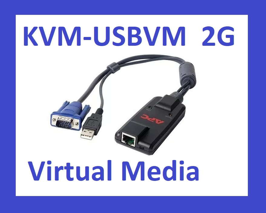 NEW IN BOX APC KVM-USBVM USB 2G KVM Switch Server Virtual Media cable module CIM - Image 1 of 1