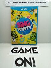 Sing Party (Nintendo Wii U, 2012) New Factory Sealed - Free Ship