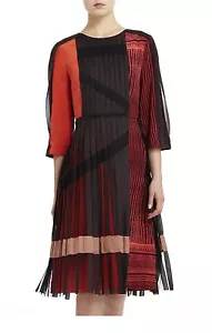 NEW BCBGMAXAZRIA RUNWAY LAYTON DRESS FCD6U075/AL198 SIZE. XXS - Foto 1 di 2