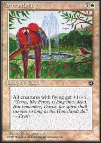 Serra Aviary ~ Lightly Played Homelands MTG Magic UltimateMTG White Card - Image 1 of 1
