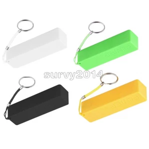 Kit étui banque d'alimentation USB noir/bleu/vert/jaune chargeur de batterie boîte à faire soi-même - Photo 1 sur 29