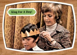 1969 Brady Bunch 35 King for a Day! GOOD Florence Henderson Mike Lookinland Card