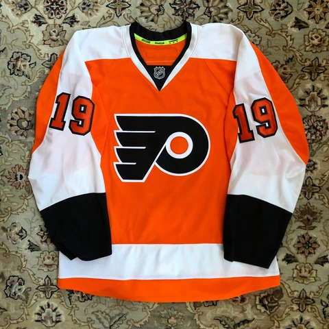 2009 Scott Hartnell Philadelphia Flyers Reebok Edge Authentic NHL Jersey Size 52 Cover