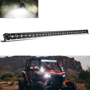 32inch Slim LED Light Bar Single Row Spot Flood Combo Work Truck SUV ATV 4WD 30" - Picture 1 of 9
