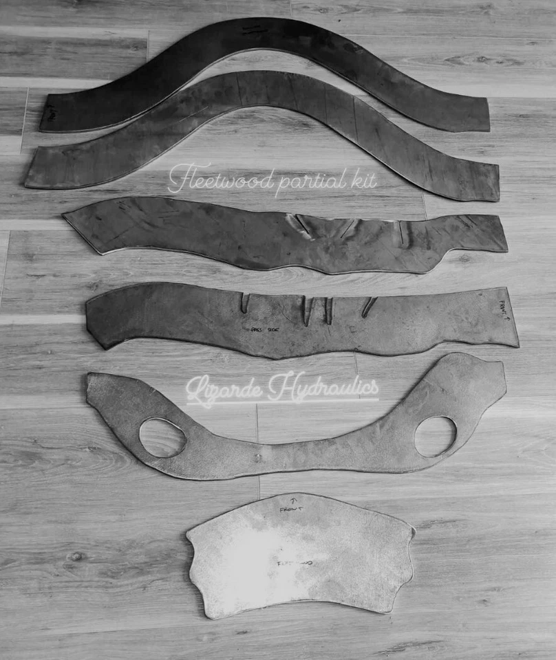 Lowrider Hydraulics, FLEETWOOD PARTIAL Kit Reinforcement plates  *(6 Pcs) - Image 1 of 1