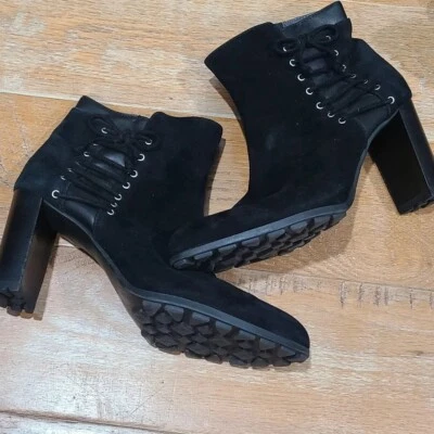 Женский трендовый корсет Adrienne Vittadini из замши на молнии на лодыжке ботинок с захватом подошва 7 - Изображение 1 из 4