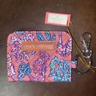 Simply Southern Small Keychain Pink Seahorse Wallet