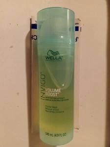 Máscara de cristal Wella Invigo Volume Boost 4,9 oz nueva - Imagen 1 de 1