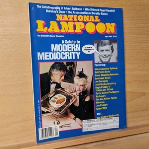 National Lampoon Magazine April 1989 A Solute to Modern Mediocrity - Picture 1 of 9