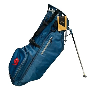 Bolsa de pie Callaway Golf Fairway C doble azul marino, parte superior de 4 vías, nueva con etiquetas Foto 1 de 4