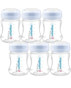 6pk- Baby-Maymom Wide-Mouth Milk Storage Collection Bottle with Sealing Disk - Picture 1 of 7