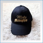 Elvis Memphis cap with elegant gold embroidery