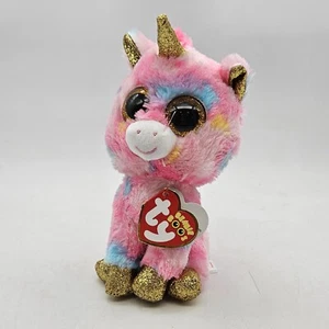 TY Beanie Boos Fantasia The Unicorn Beanbag Plush Stuffed Animal Toy - Picture 1 of 6