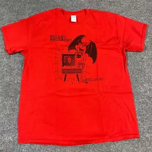 Balkun Brothers T-shirt L Red Devil on Tv 100% Cotton - Picture 1 of 7