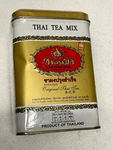 THAI TEA - Extra Gold Tin Can (50 bags x 2.5g ea) - 125g tot - ChaTraMue Brand - Picture 1 of 5